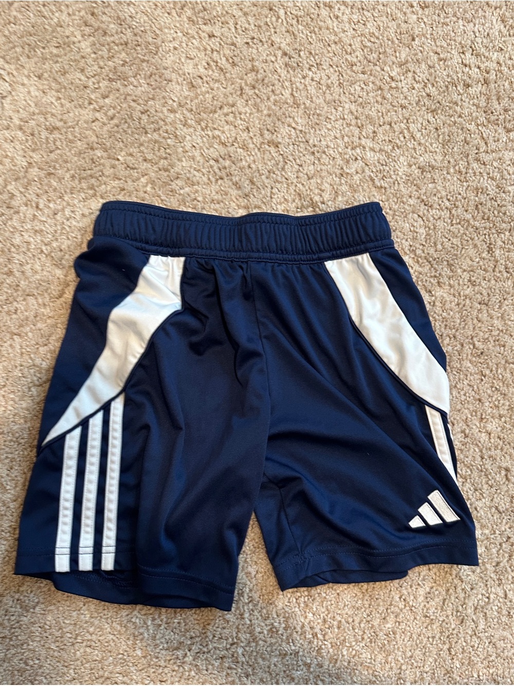 Adidas Boys Tiro 24 Blue Athletic Shorts size 9-10